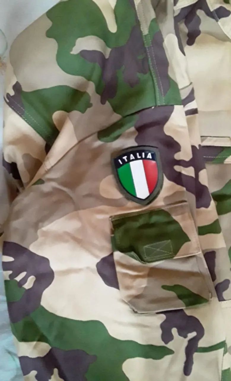 Battle Dress Uniform (Uniforme de Combate), mod. Desertico 2002, original Exército Itália  - Foto 3