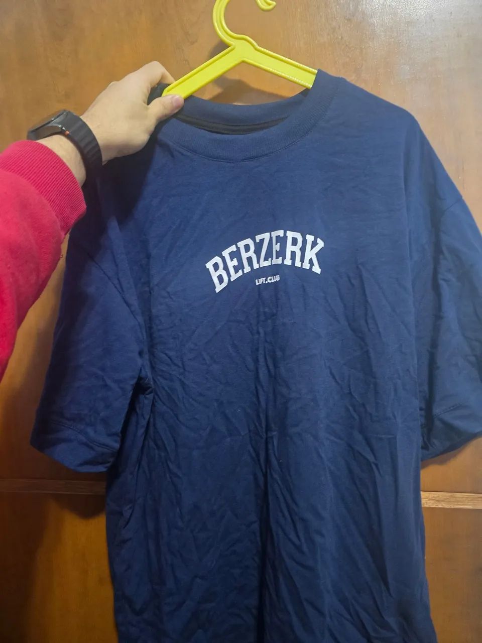 Camiseta oversized berzerk azul p