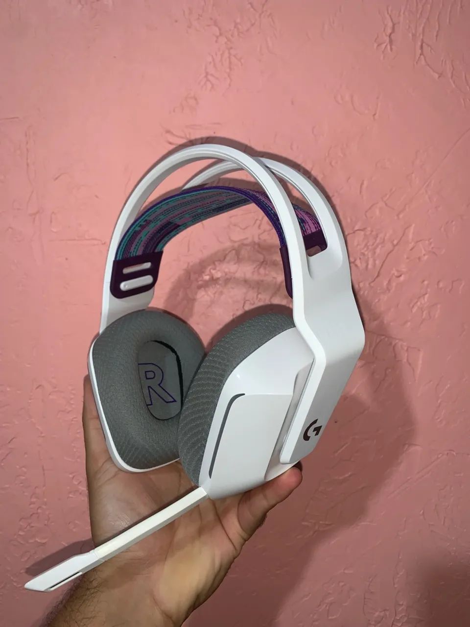 Headset Logitech g733 White - Foto 2