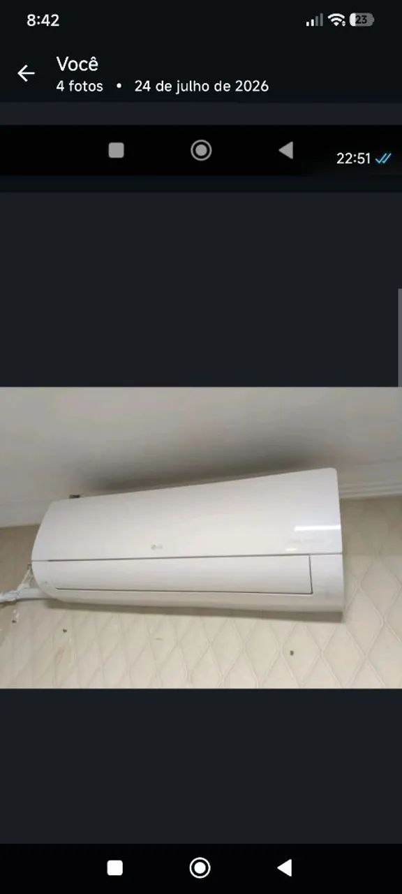 Ar-condicionado 12 BTUs usado tudo funcionando perfeitamente  - Foto 3