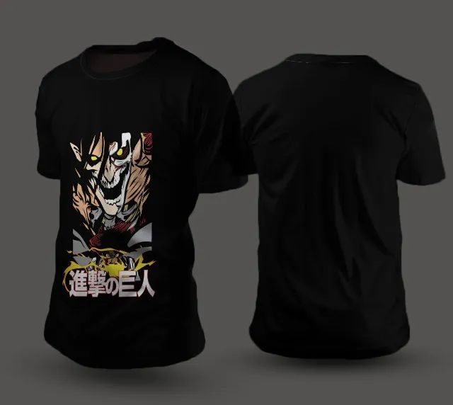 Camisas Anime ATTACK ON TITAN - Foto 4