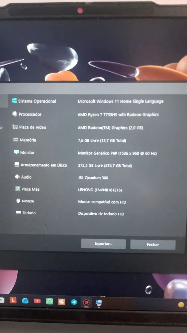Notebook Lenovo Ideapad slim 3  - Foto 4