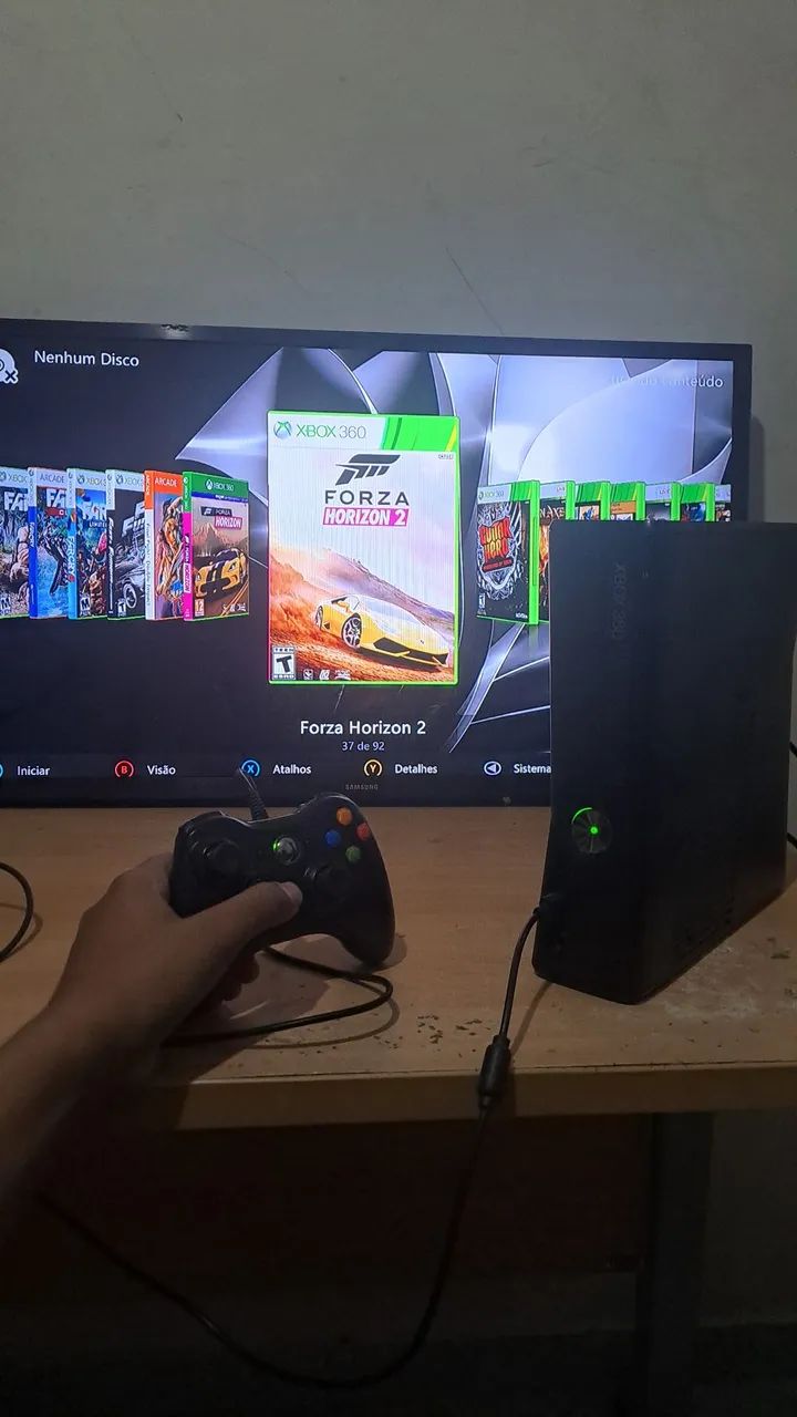 Xbox 360 rgh 3.0 500 gb 90 jogos - Foto 4