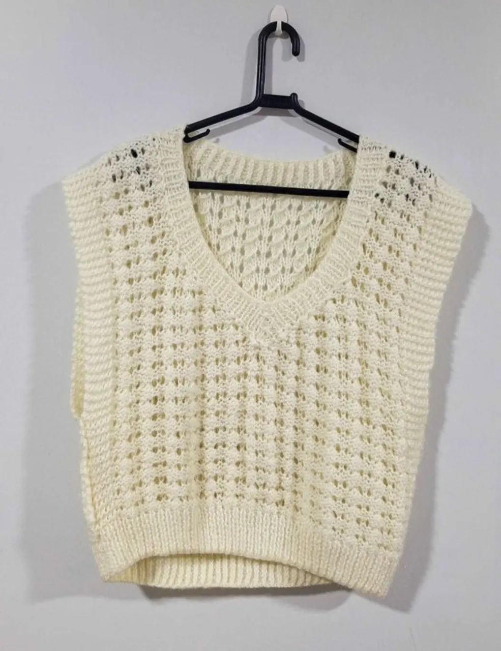 Colete de tricô Off-white