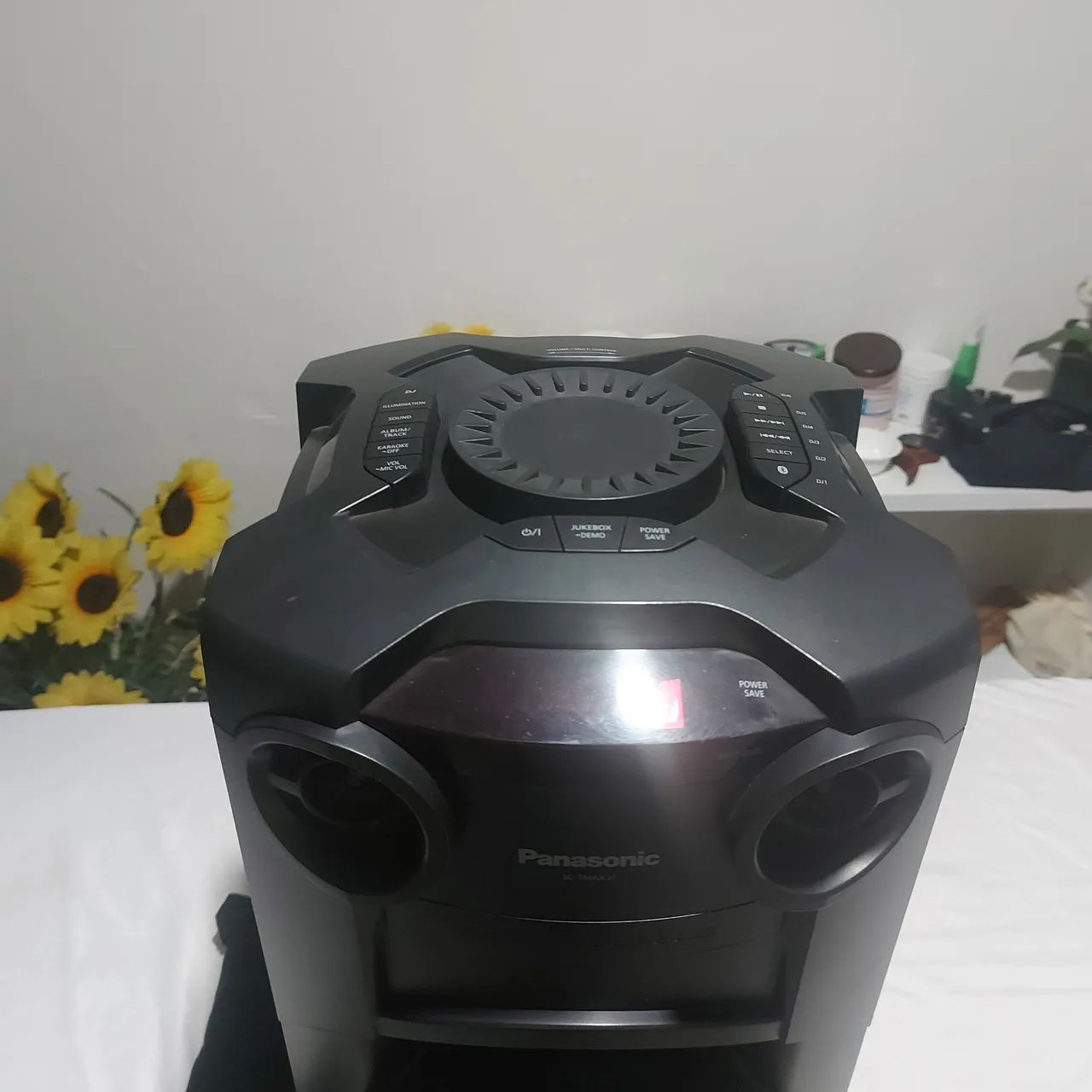 Caixa panasonic , com rádio Bluetooth entrada aux bateria - Foto 3