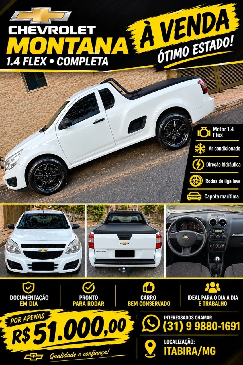 Chevrolet Montana LS 1.4 ECONOFLEX 8V 2P 2018