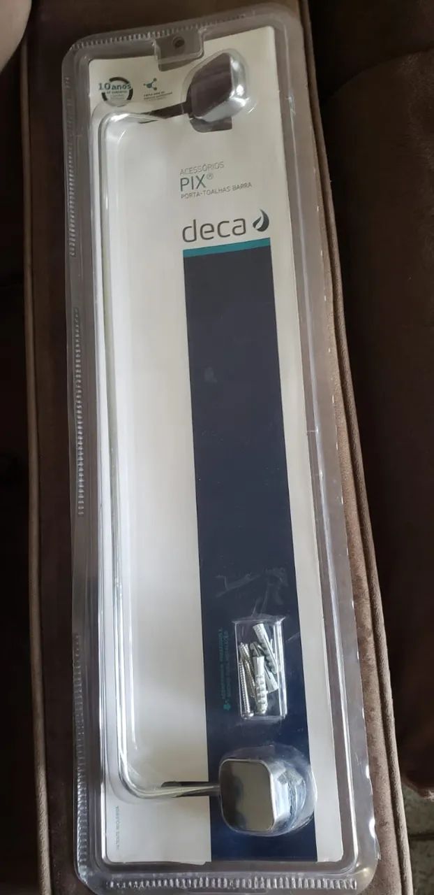 Porta Toalha Barra Pix Cromado Deca 2040.C02 - Foto 3