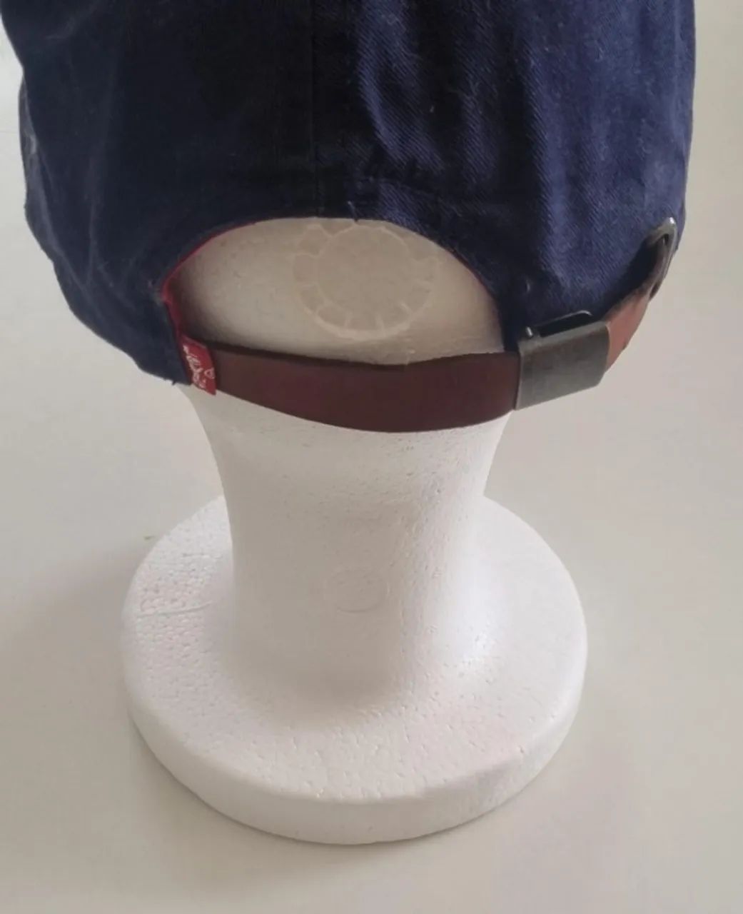 Bone vintage retro azul original levis aba reta - Foto 2