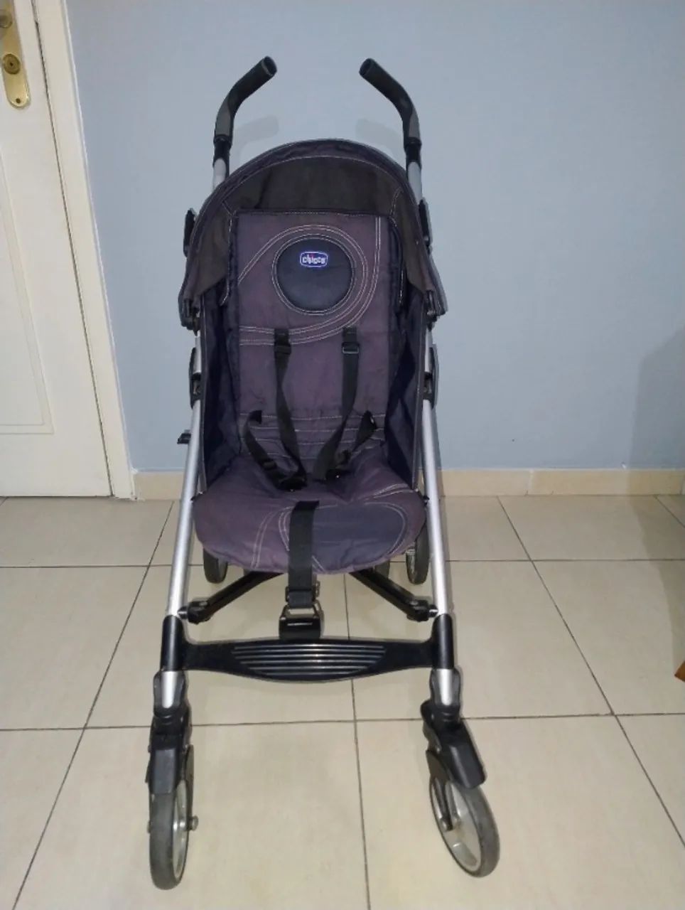 Carrinho Chicco Liteway - Leve, Ótimo Estado (Fecha Estilo Guarda-Chuva)