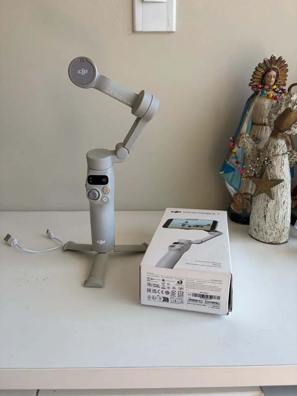 Gimbal DJI OSMO MÓBILE 7 - Acessórios para Câmeras e Filmadoras
