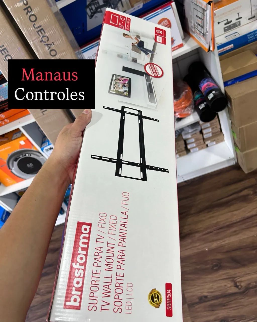 Suporte de Trilho para Tv de 37 - 75 Polegadas Ultra Slim  - Foto 2