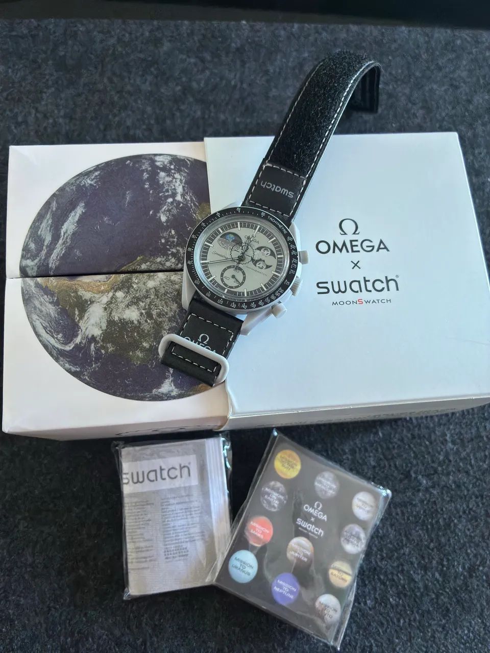 Omega x Swatch MoonSwatch - Premium - Completo - Acessórios