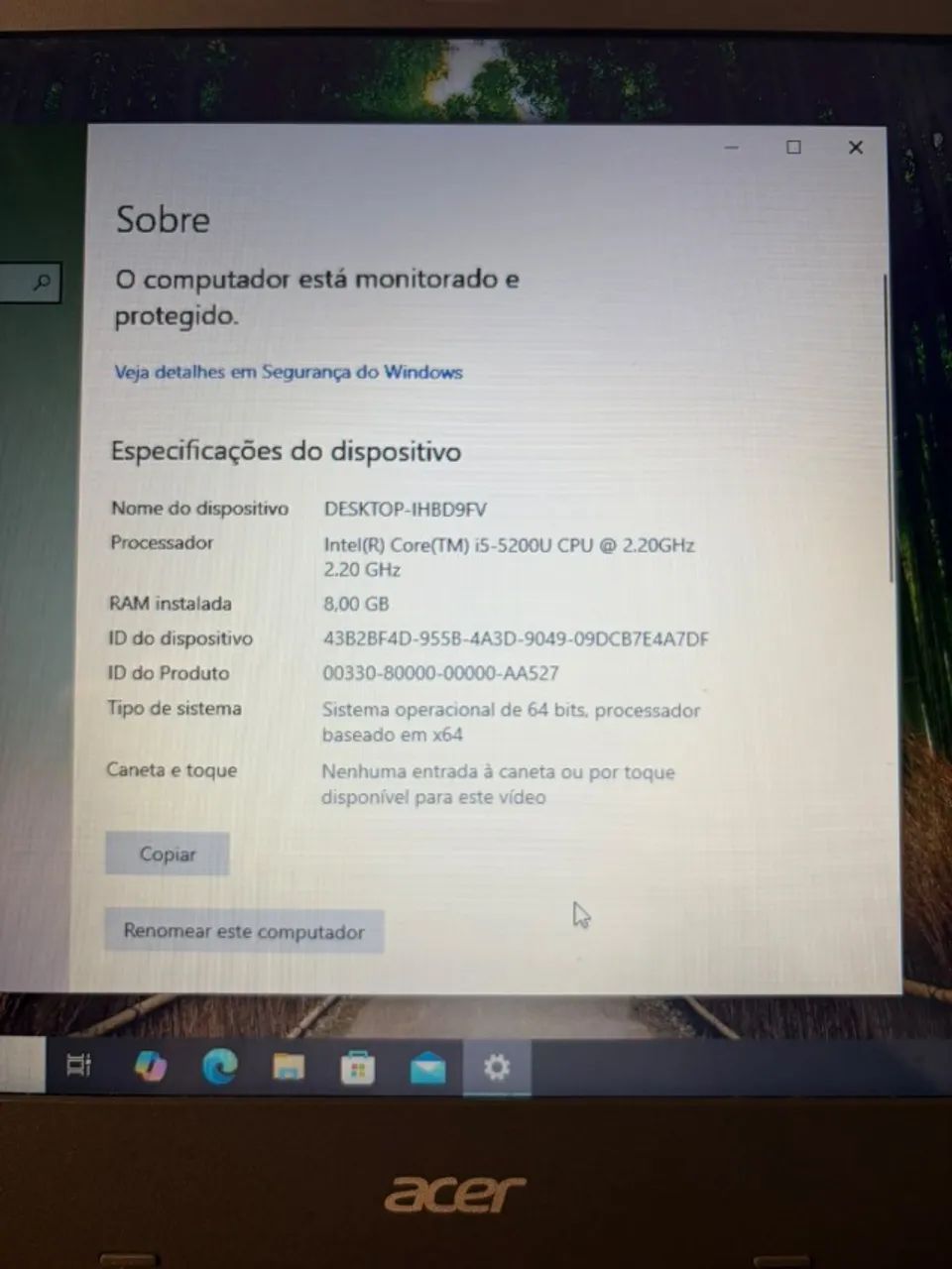 Notebook Acer Aspire 3 i5 8GB - Foto 4