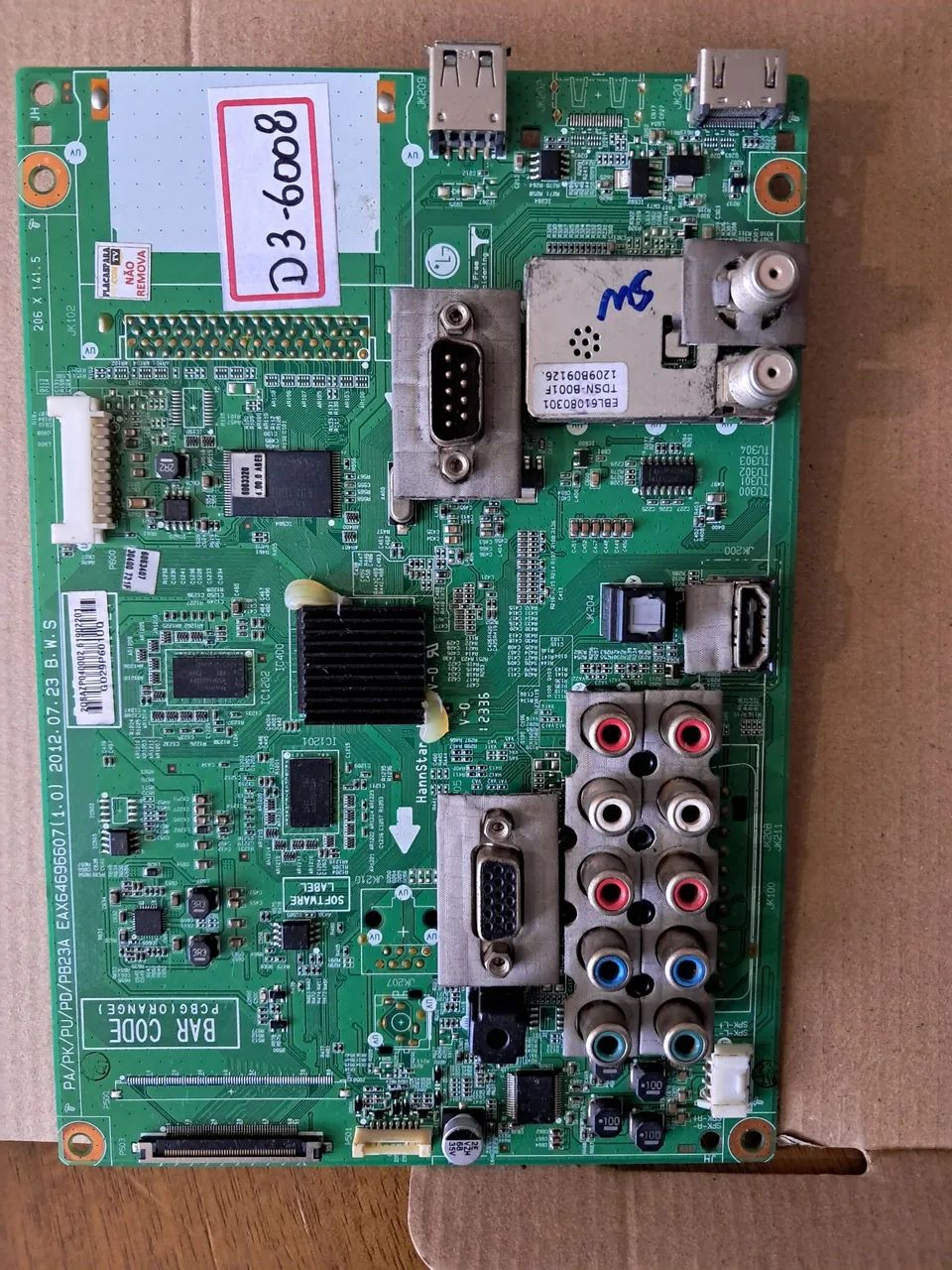 Placa principal tv LG 50pa4500  - Foto 4