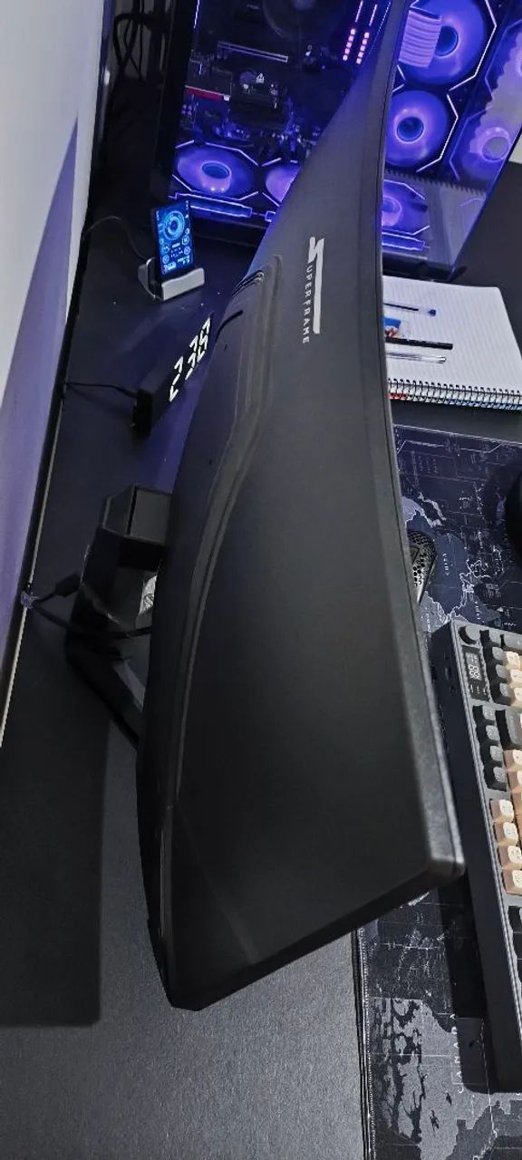 Monitor Gamer Superframe 27 Polegadas Curvo 300hz 1ms - Foto 3