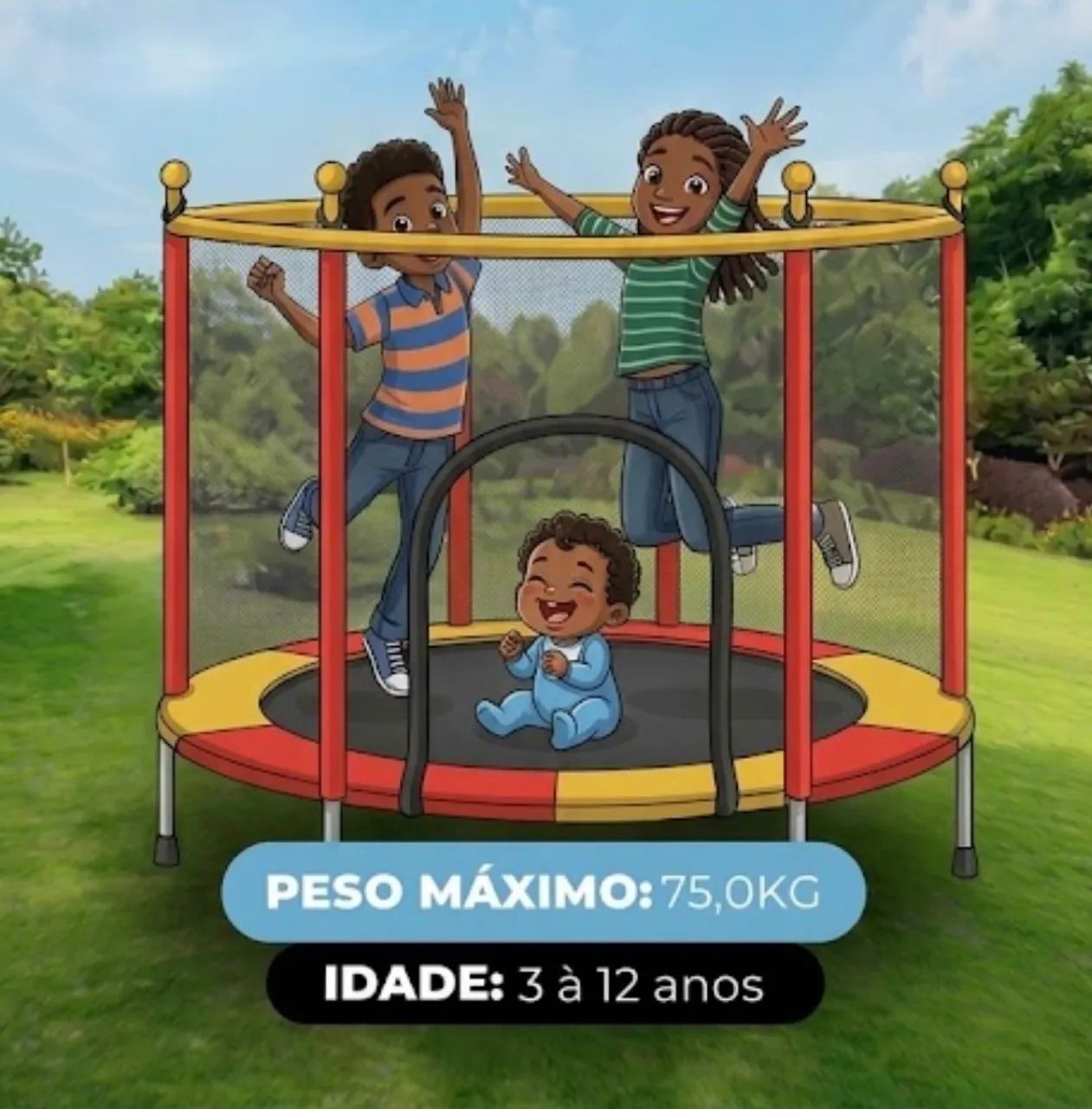 Aluguel mini cama elástica - Pegue e monte  - Foto 3