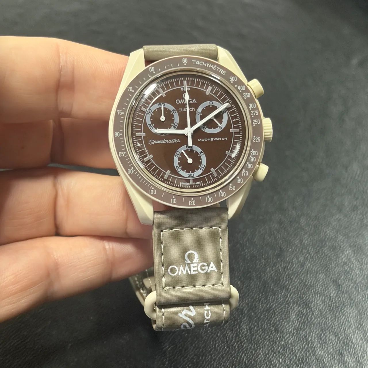 Relogio Omega Swatch - Missão Terra - Quartzo - Todo Funcional 
