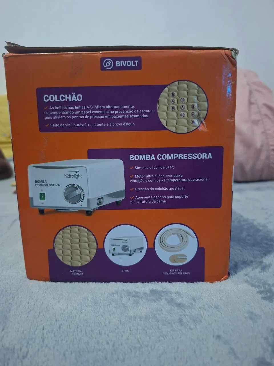 Colchão Pneumático Novo (nunca usado) - Foto 5