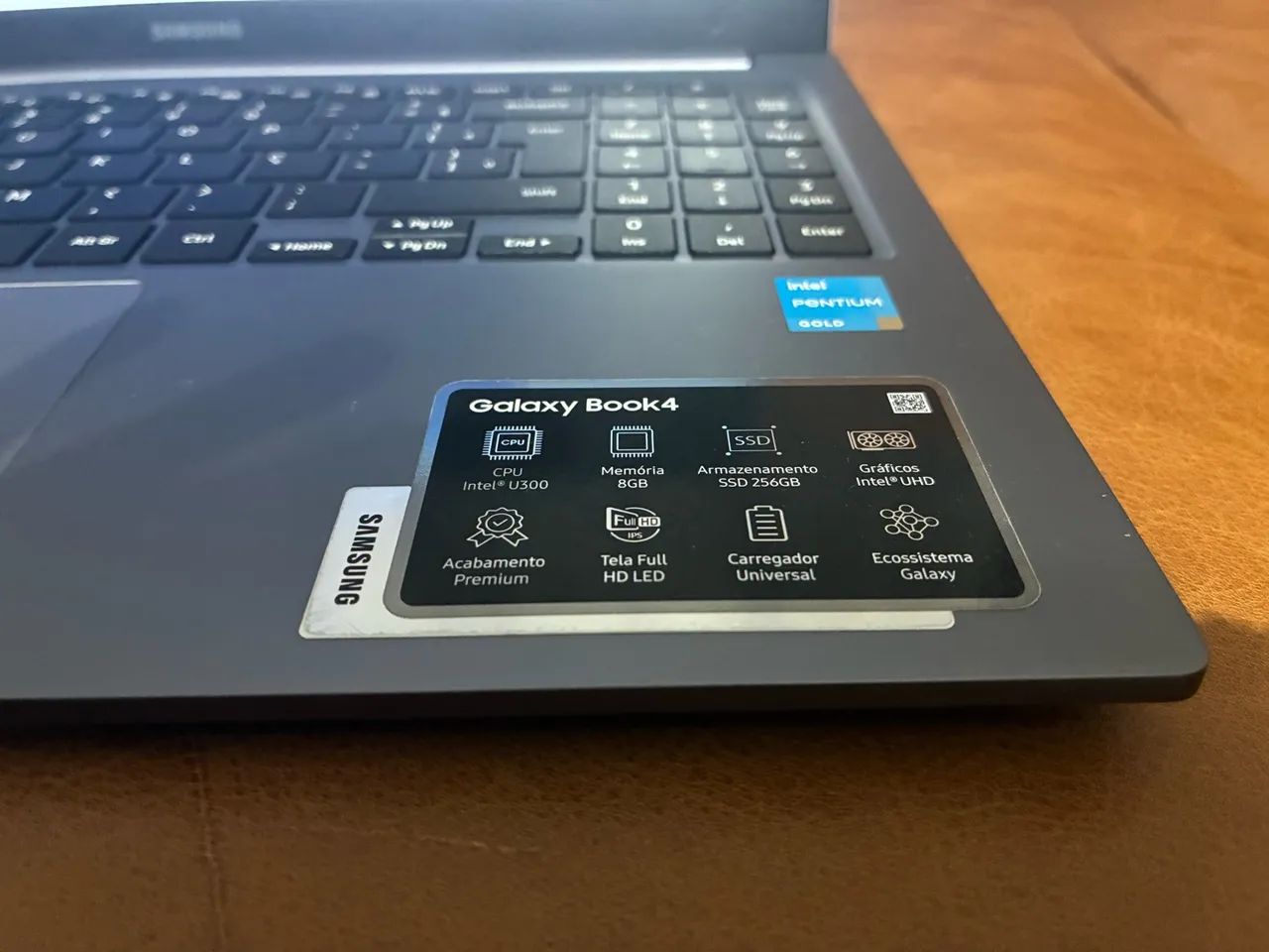 Notebook Samsung Galaxy Book4 Intel® U300, Windows 11 Home, 8GB de RAM e 256GB SSD - Foto 3