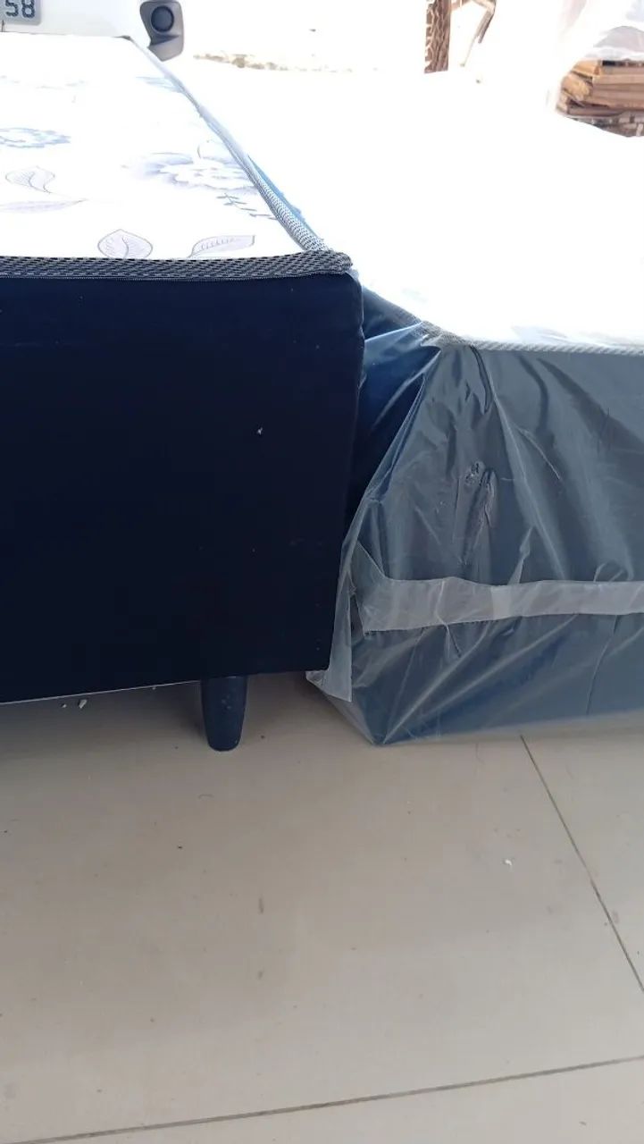 Cama solteirão nova zerado na embalagem )(telefone * - Foto 5