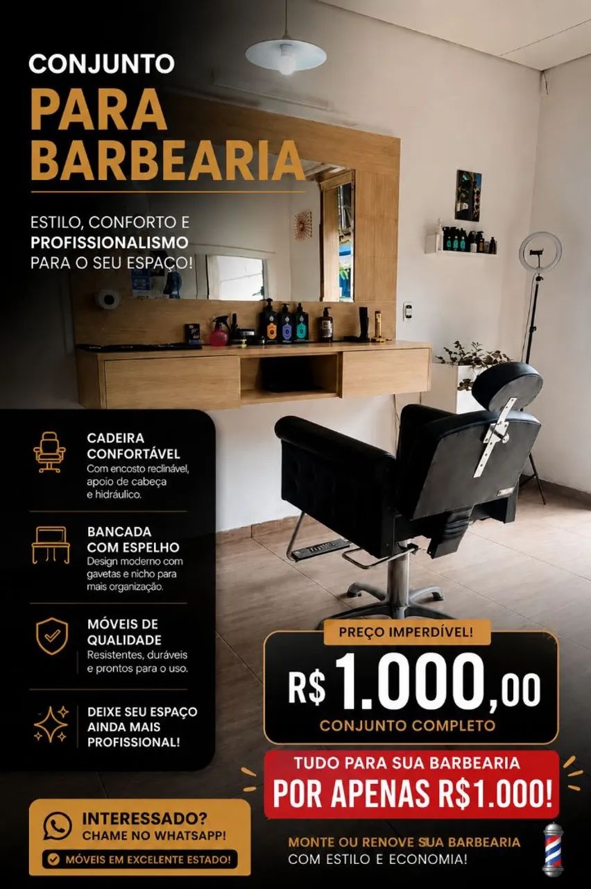 Cadeira de barbeiro