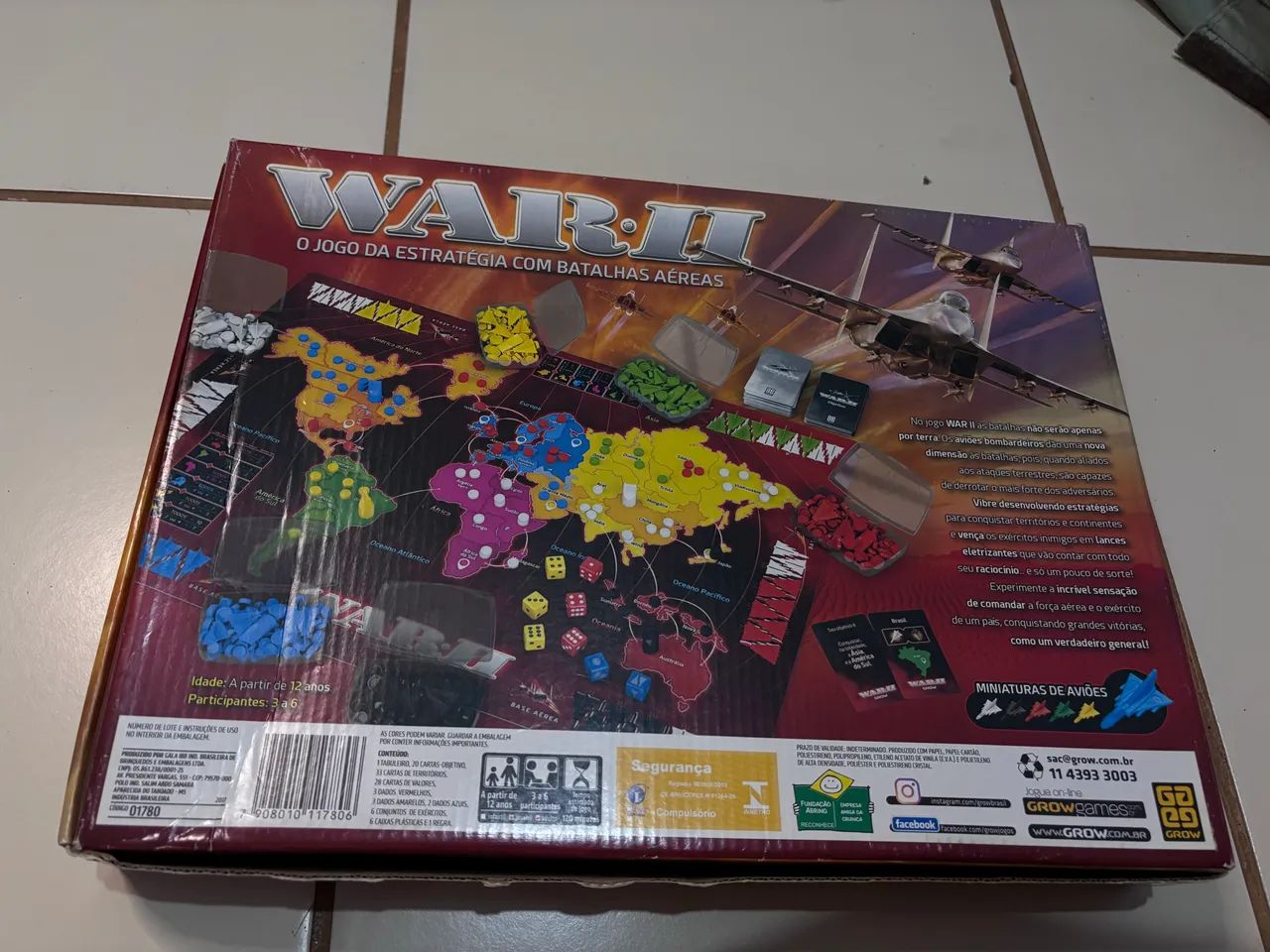 Jogo de tabuleiro war 