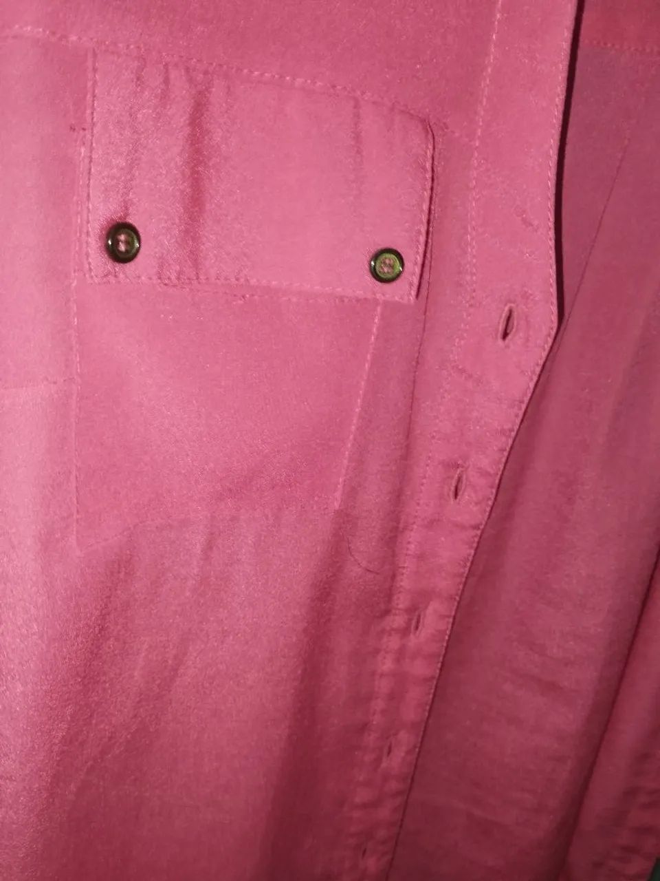 Camisa rosa com botão  - Foto 4