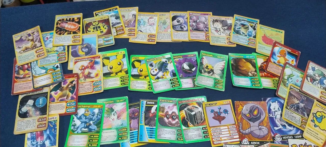 Lote  85 Mini Cards Pokémon Antigas  - Foto 3