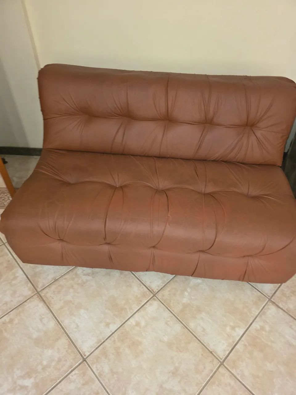 Sofá cama de couro - Foto 2