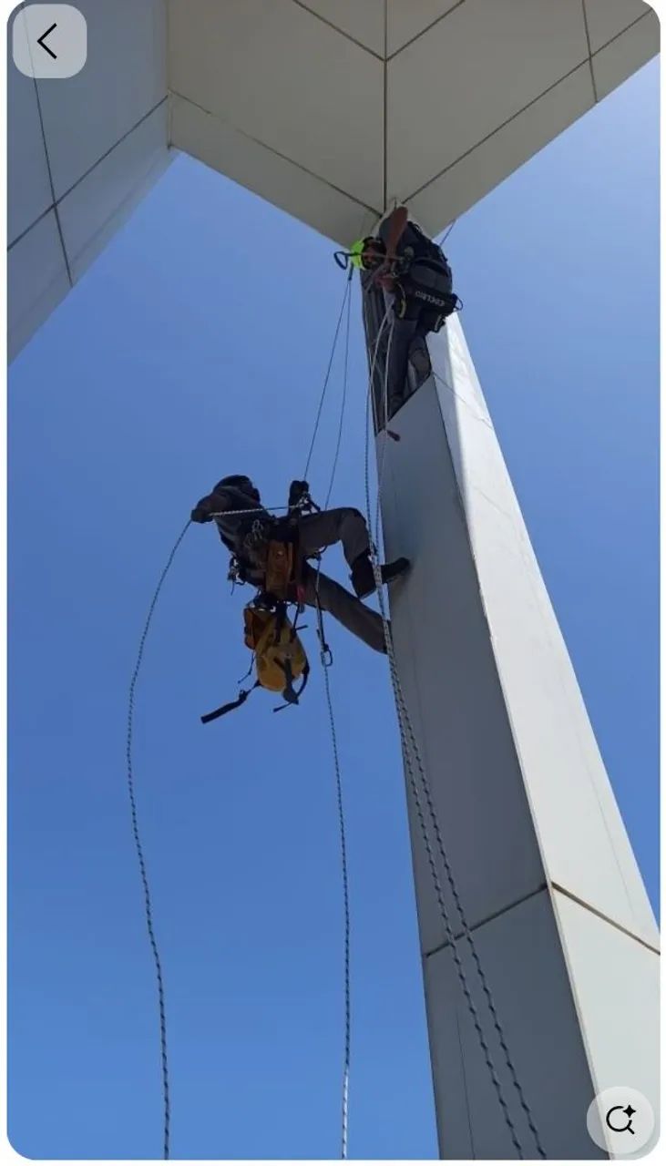 Vaga para alpinista industrial 