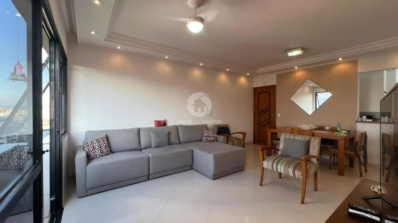 Cobertura duplex com piscina e 3 quartos no Boqueirão em Santos - Foto 5