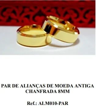 Alianças de Moedas Antigas - Entrego