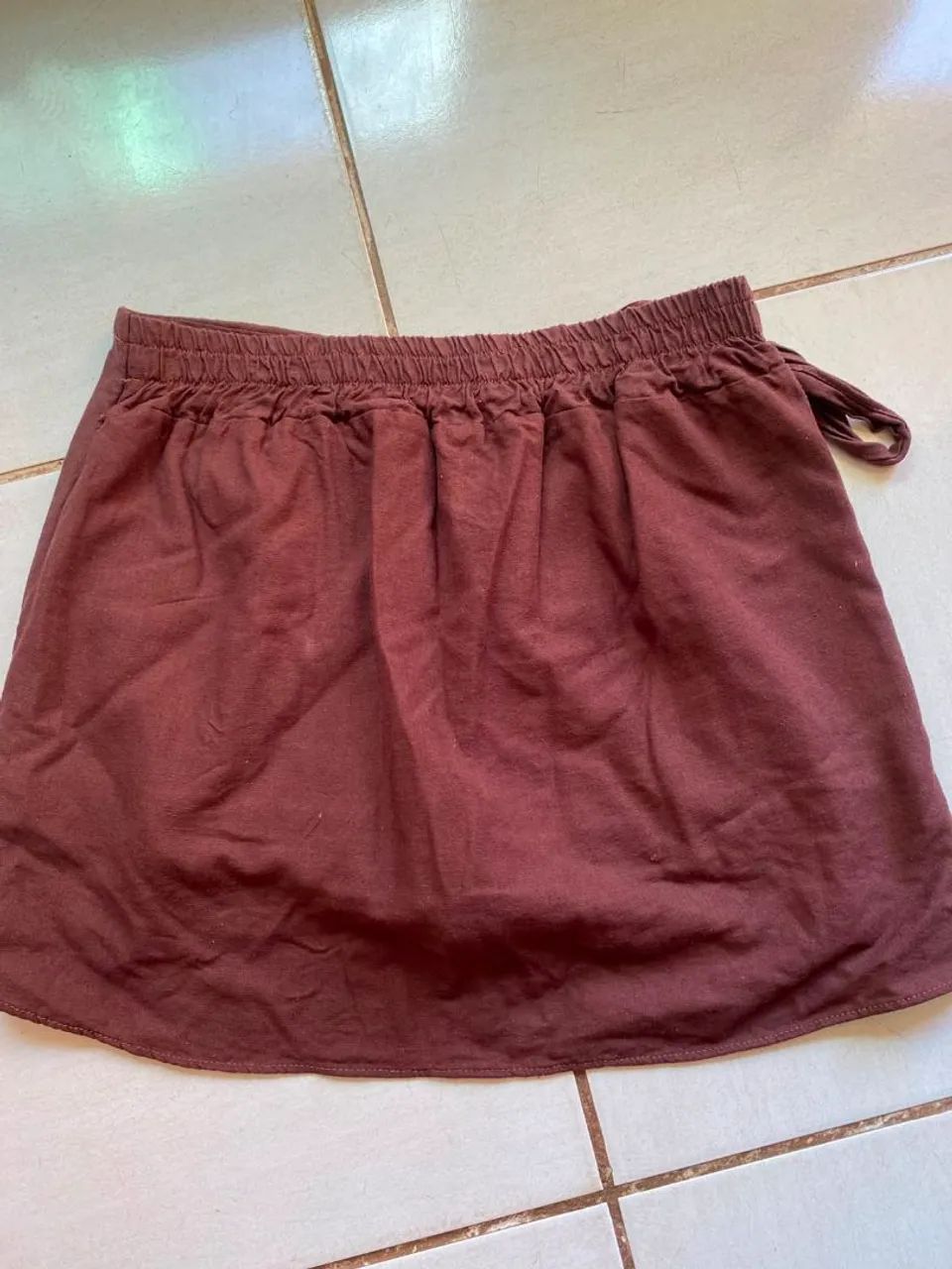 Short saia M desapego perfeito seminovo  - Foto 5