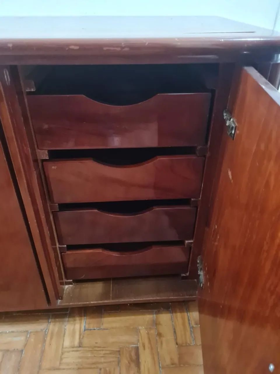 Aparador rack móvel multiuso vintage 70 - Foto 4