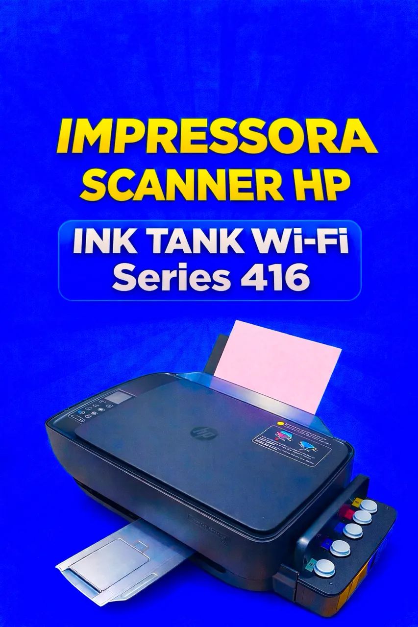 Impressora multifuncionais Scanner HP Wi-Fi, Tanque de tinta e mais?