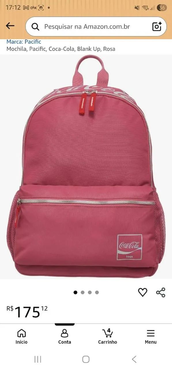 Mochila coca cola