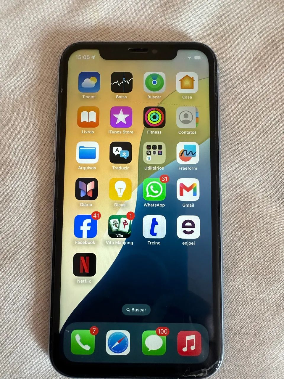 Título: iPhone XR 64GB Azul - Face ID Funcionando - Desbloqueado - Foto 4