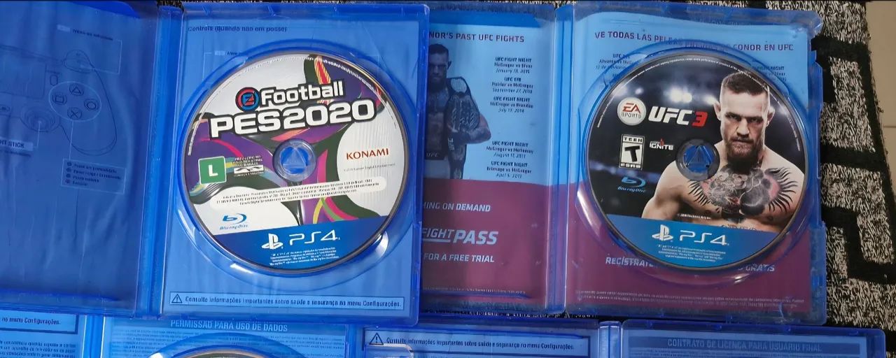 PES20 E UFC3 PS4