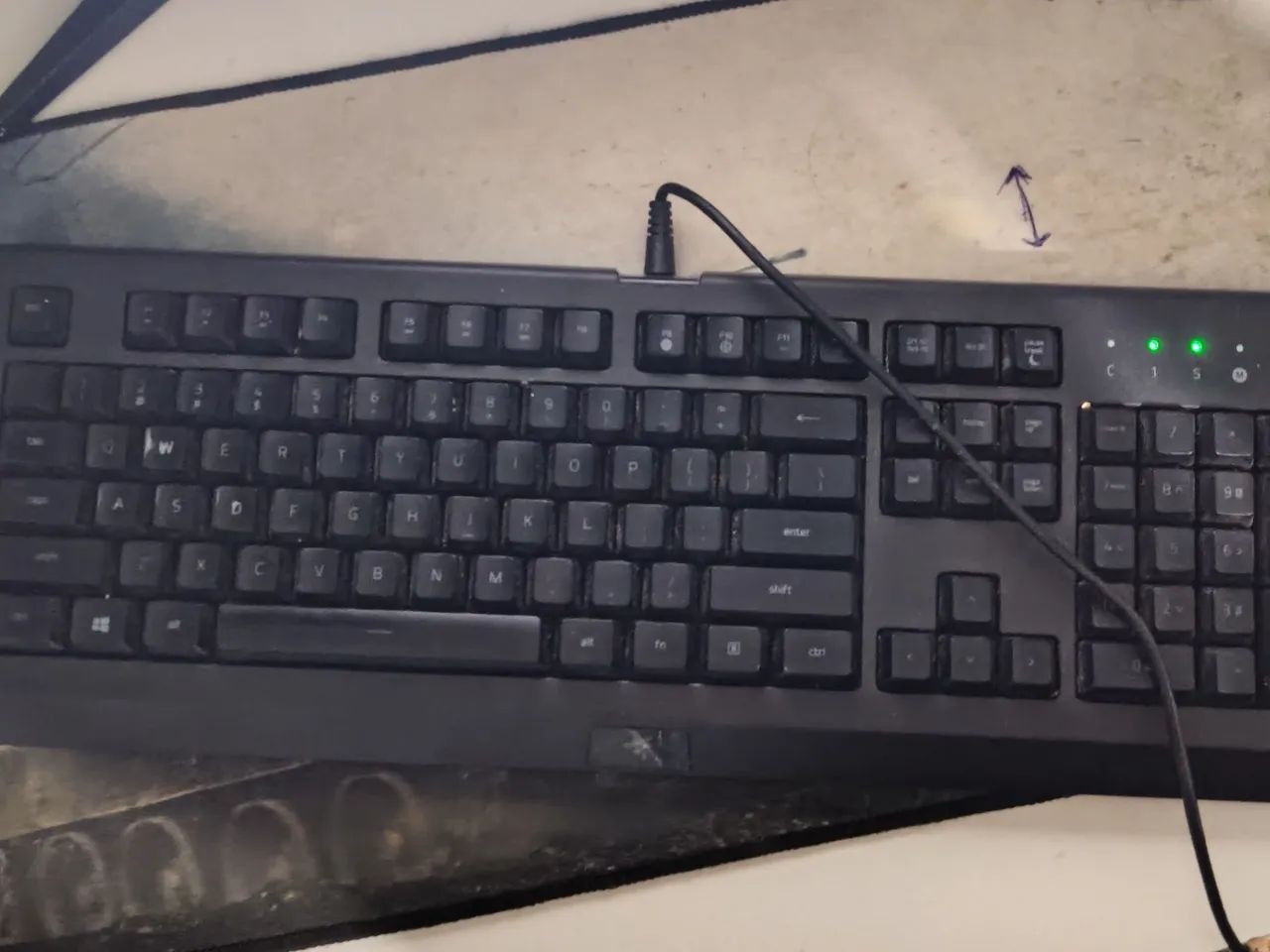Teclado da raze 