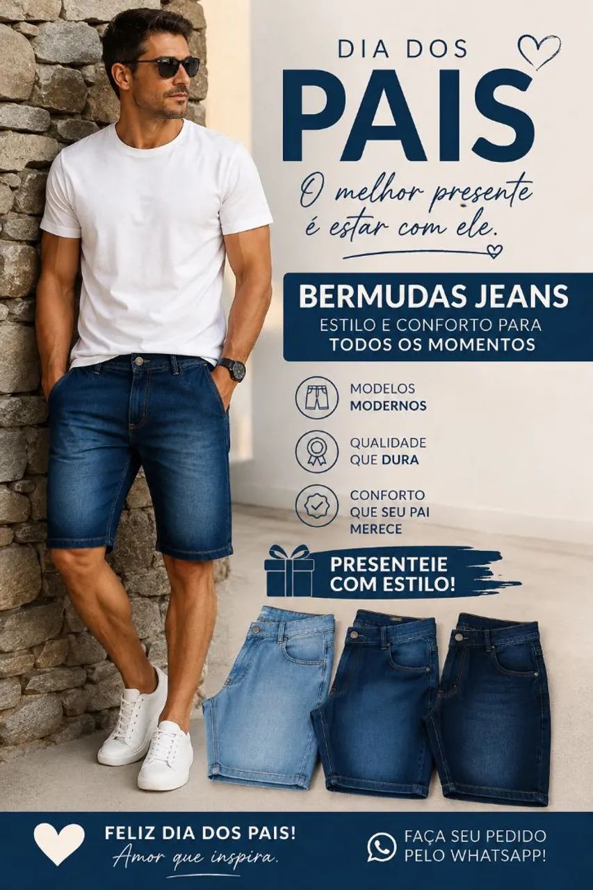 Bermudas masculina 