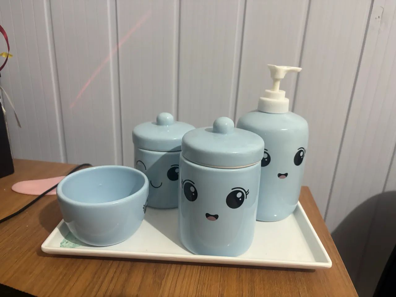 Kit higiene bebê de porcelana  - Foto 2