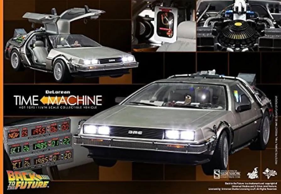 delorean hot toys escala 1/6 marty emmett - Foto 2