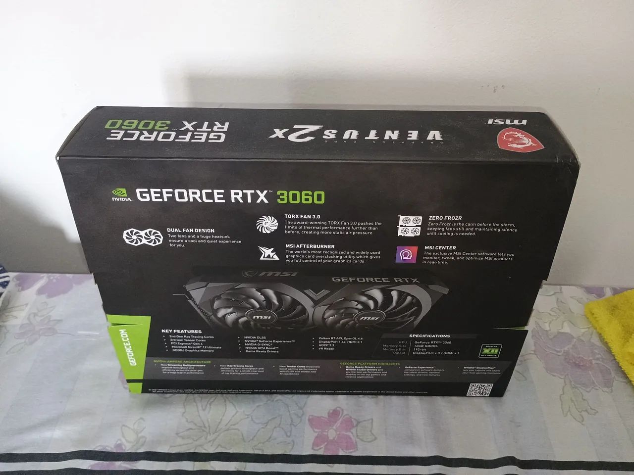 Placa de vídeo Msi Geforce RTX 3060 12gb - Foto 2