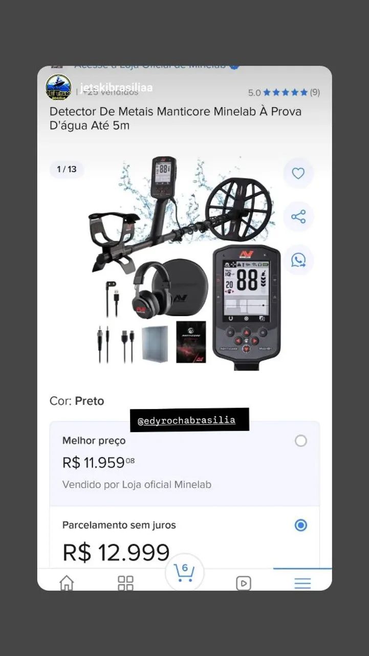 Detector de metais minelab monticore  - Foto 4