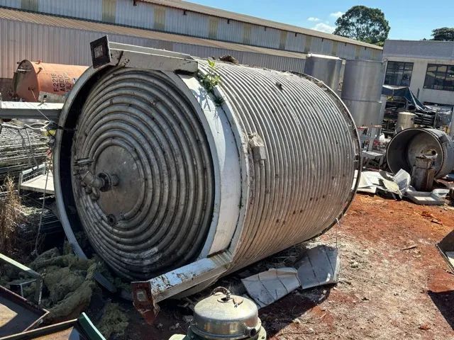 Reator Vaso de Pressão em Aço Inox Meia 