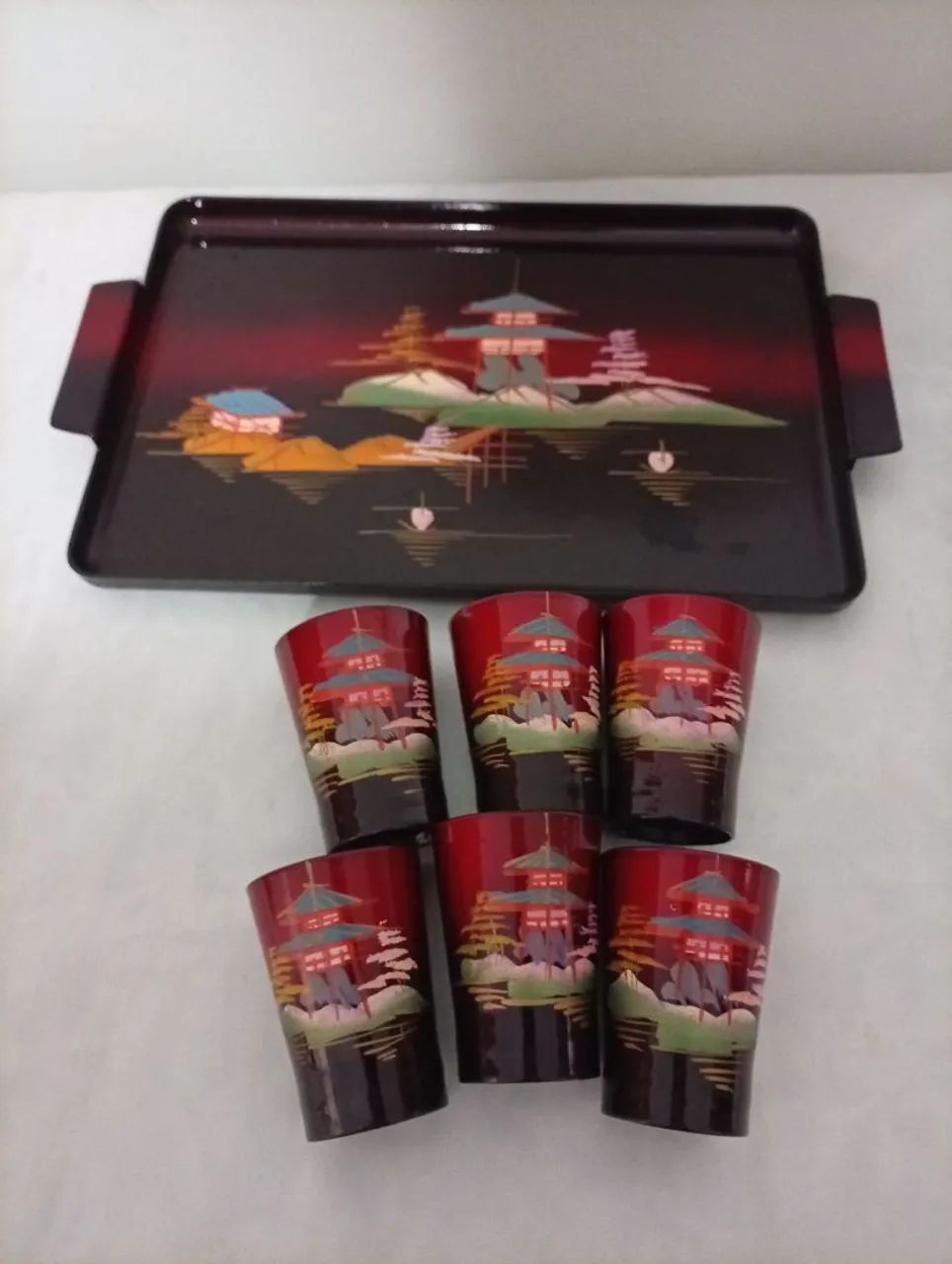 Bandeja com 6 Copinhos Arte Charão  - Foto 4