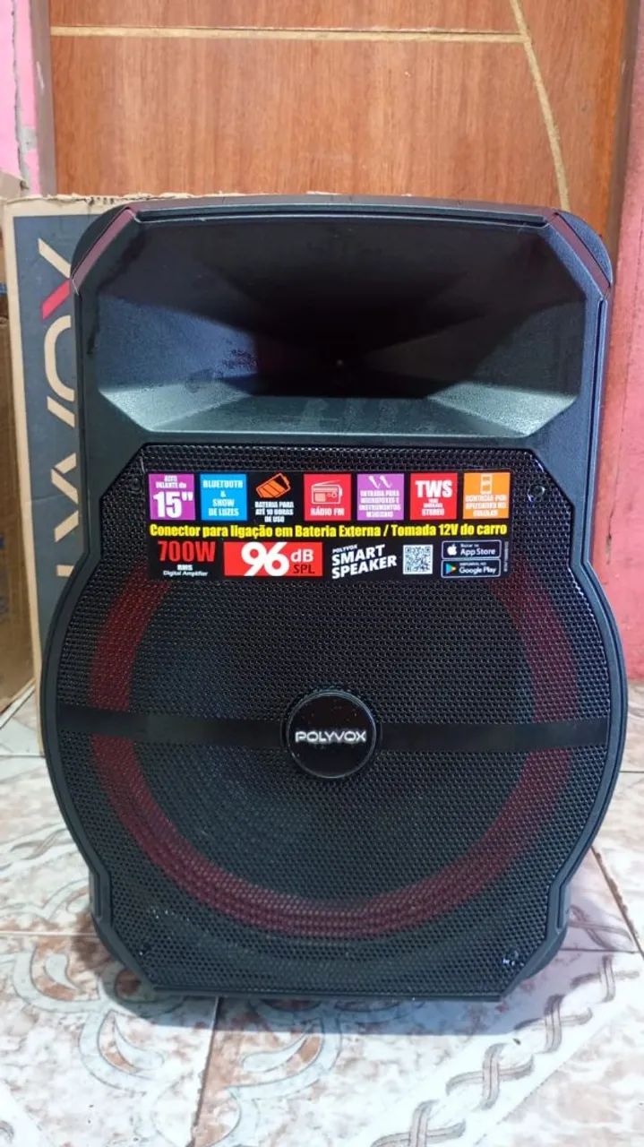 Vendo caixa de som, Polyvox XC- 715 T