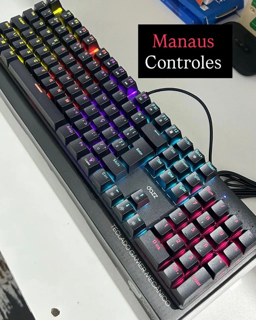 Mecânico teclado gamer