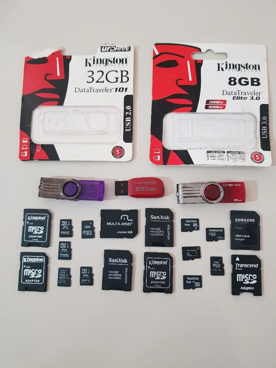 Pen drive e cartões  - Foto 3