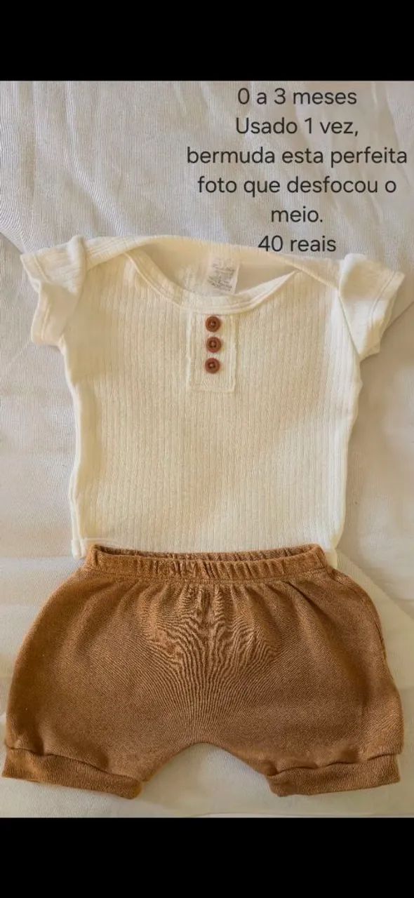 Conjunto 0 a 3 meses - menino